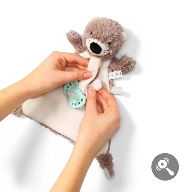 Пухкава Играчка С Държач За Биберон Otter Maggie --- BebeMama