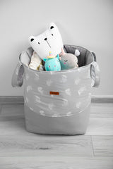 Кош За Играчки Feathers Grey --- BebeMama