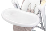 Столче За Хранене И Електрическа Люлка 2В1 Индиго Beige Caretero --- BebeMama