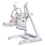 Столче За Хранене И Електрическа Люлка 2В1 Индиго Beige Caretero --- BebeMama