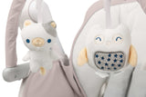 Столче За Хранене И Електрическа Люлка 2В1 Индиго Beige Caretero --- BebeMama