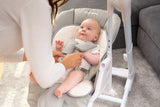 Столче За Хранене И Електрическа Люлка 2В1 Индиго Beige Caretero --- BebeMama