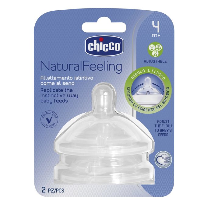 Биберон Natural Feeling 4+ --- BebeMama