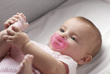 Залъгалка Chicco Physio Soft, Силикон, Ортодонтична Форма, 6-16 Месеца, 2 Бр, Розова --- BebeMama