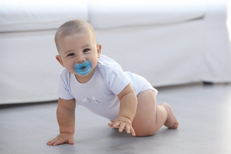 Залъгалка Chicco Physio Soft, Силикон, Ортодонтична Форма, 6-16 Месеца, Синя --- BebeMama