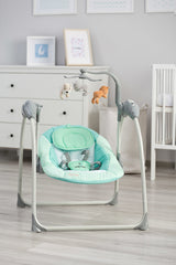 Електрическа Люлка Loop до 12кг Mint Caretero --- BebeMama
