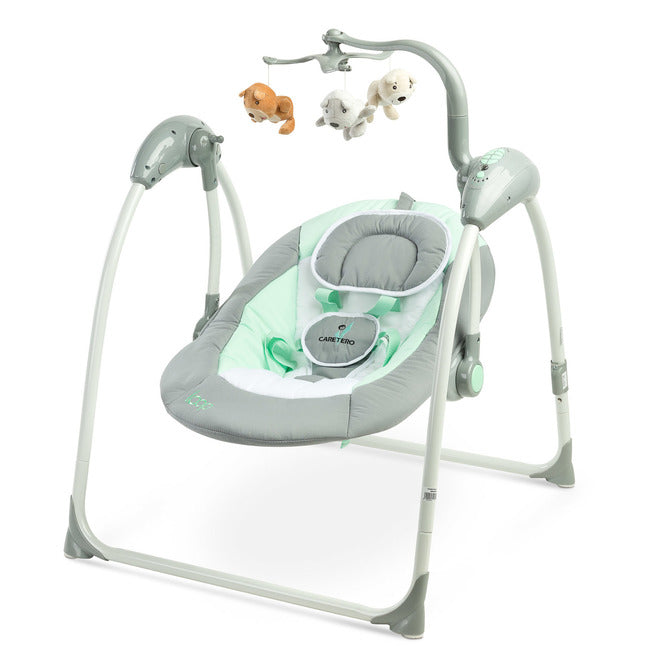Електрическа Люлка Loop до 12кг Graphite Caretero --- BebeMama