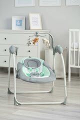 Електрическа Люлка Loop до 12кг Graphite Caretero --- BebeMama