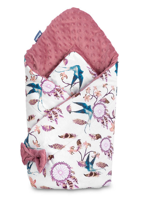 Пелена Birds Retro Pink --- BebeMama