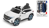 Акумулаторен Автомобил Mercedes Benz Eqc Police Бял Caretero Toyz