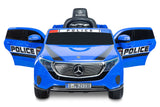 Акумулаторен Автомобил Mercedes Benz Eqc Police Син Caretero Toyz