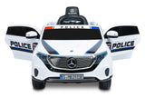 Акумулаторен Автомобил Mercedes Benz Eqc Police Бял Caretero Toyz