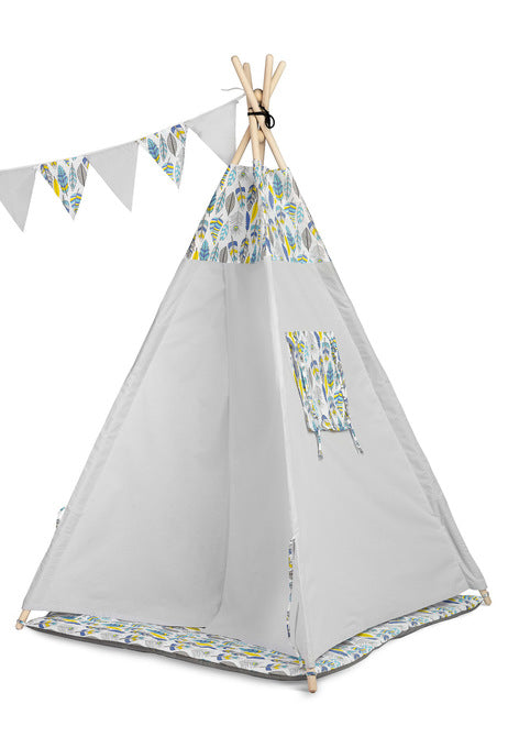 Палатка Tipi С Цветни Пера Caretero Toyz --- BebeMama