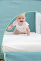 Сгъваема Кошара За Пътуване 1 Ниво Basic Beige Caretero --- BebeMama