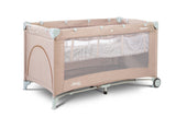Сгъваема Кошара За Пътуване 1 Ниво Basic Beige Caretero --- BebeMama