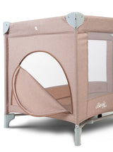 Сгъваема Кошара За Пътуване 1 Ниво Basic Beige Caretero --- BebeMama