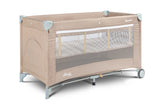 Сгъваема Кошара За Пътуване 1 Ниво Basic Beige Caretero --- BebeMama