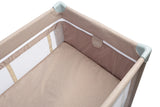 Сгъваема Кошара За Пътуване 1 Ниво Basic Beige Caretero --- BebeMama