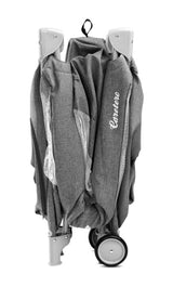 Кошарка За Пътуване Basic Plus Graphite 2 нива Caretero --- BebeMama