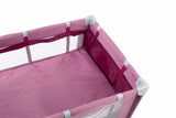 Кошарка За Пътуване Basic Plus Lavenda 2 нива Caretero --- BebeMama