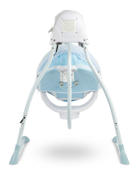 Електрическа Люлка шезлонг до 12кг Blue Caretero --- BebeMama