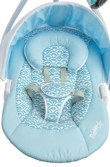 Електрическа Люлка шезлонг до 12кг Blue Caretero --- BebeMama