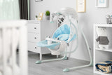 Електрическа Люлка шезлонг до 12кг Blue Caretero --- BebeMama