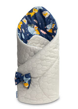 Пелена Navy Син Foxes 75X75 --- BebeMama