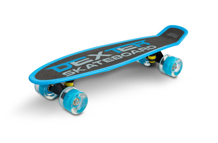 Скейтборд Dexter Blue + Каска И Протектори Caretero Toyz