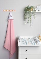 Хавлия За Баня 100X100 Розово Зайче --- BebeMama