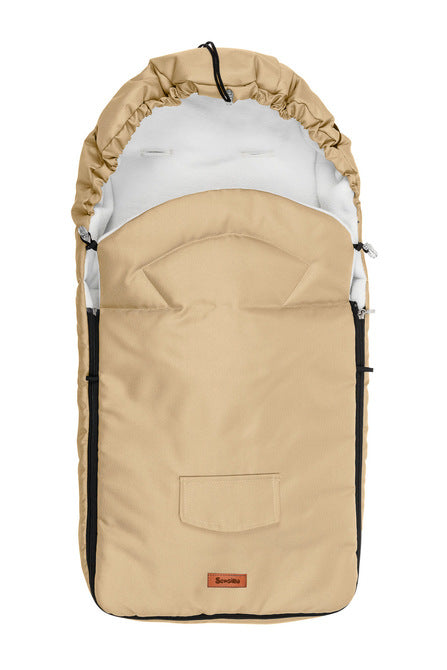Чувалче За Детска Количка – Cappuccino Polar Fleece (95X40) --- BebeMama