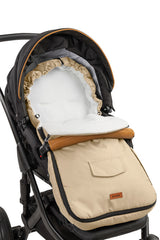 Чувалче За Детска Количка – Cappuccino Polar Fleece (95X40) --- BebeMama
