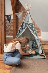 Палатка Типи Meadow Navy --- BebeMama