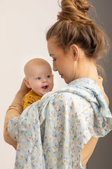 Бамбукови Пелени 2 Броя Цветя+Таралежи 120X120 --- BebeMama