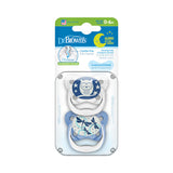 Залъгалка Светеща В Тъмното Butterfly Shield - Етап 1 - 2 Броя Синя --- BebeMama