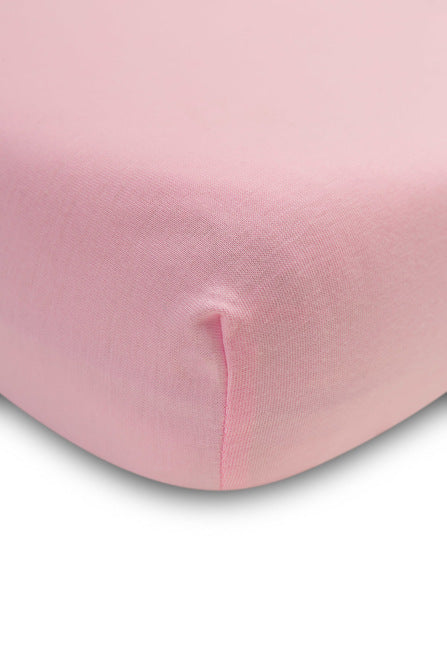Чаршаф Джърси Deluxe Pink 120X60 --- BebeMama