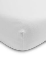 Чаршаф Джърси Deluxe Бял 160Х80 --- BebeMama