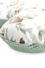 Възглавница За Кърмене Waffle Deers Mint --- BebeMama