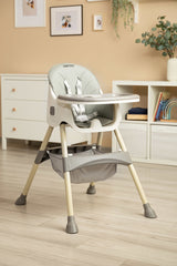 Столче За Хранене Bill 2В1 Grey Caretero --- BebeMama