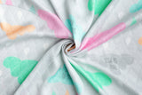 Комплект Бамбукови Пелени 30X35 / 75X75-Мляко --- BebeMama