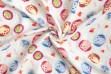 Комплект Бамбукови Пелени 30X35/ 75X75 -Бухали --- BebeMama
