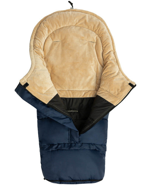 Чувалче Minky Romper Bag 3 В 1– Тъмносин/Бежов --- BebeMama