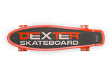 Скейтборд Dexter Red + Каска И Протектори Caretero Toyz