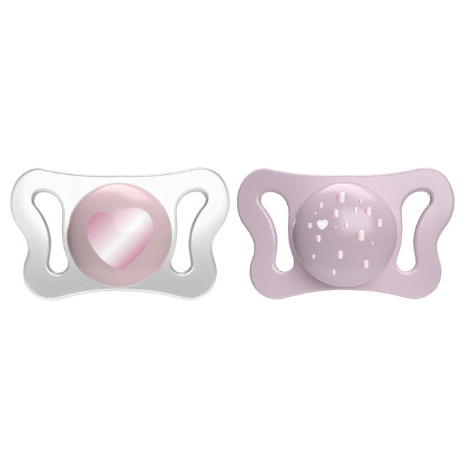 Силиконова Залъгалка Physio Micro 0-2 Pink 2 Бр. --- BebeMama
