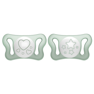 Залъгалка Physio Micro Glowing Silicone 0-2 - 2 Бр. -  -  - BebeMama