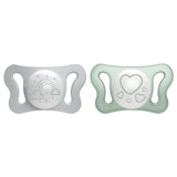 Залъгалка Physio Micro Glowing Silicone 0-2 - 2 Бр. --- BebeMama