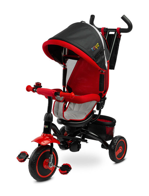 Триколка С Родителски Контрол Timmy Червен Caretero Toyz --- BebeMama