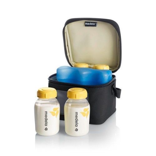 Хладилна Чанта За Бутилки Medela + 4 Бутилки --- BebeMama