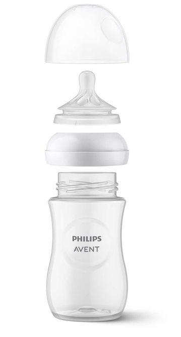 Бебешко Шише За Хранене Philips Avent Natural Response 260 Мл., 1+ Месеца Blue -  -  - BebeMama