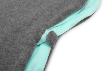 Пончо Grey Melange / Turquoise -  -  - BebeMama